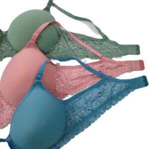 Larina Lace Elegance Padded Bra (Pack of 3)