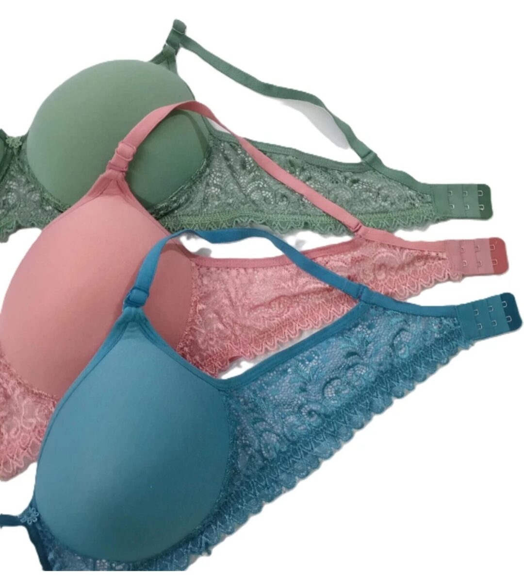 Larina Lace Elegance Padded Bra (Pack of 3) - Image 2