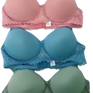 Larina Lace Elegance Padded Bra (Pack of 3)