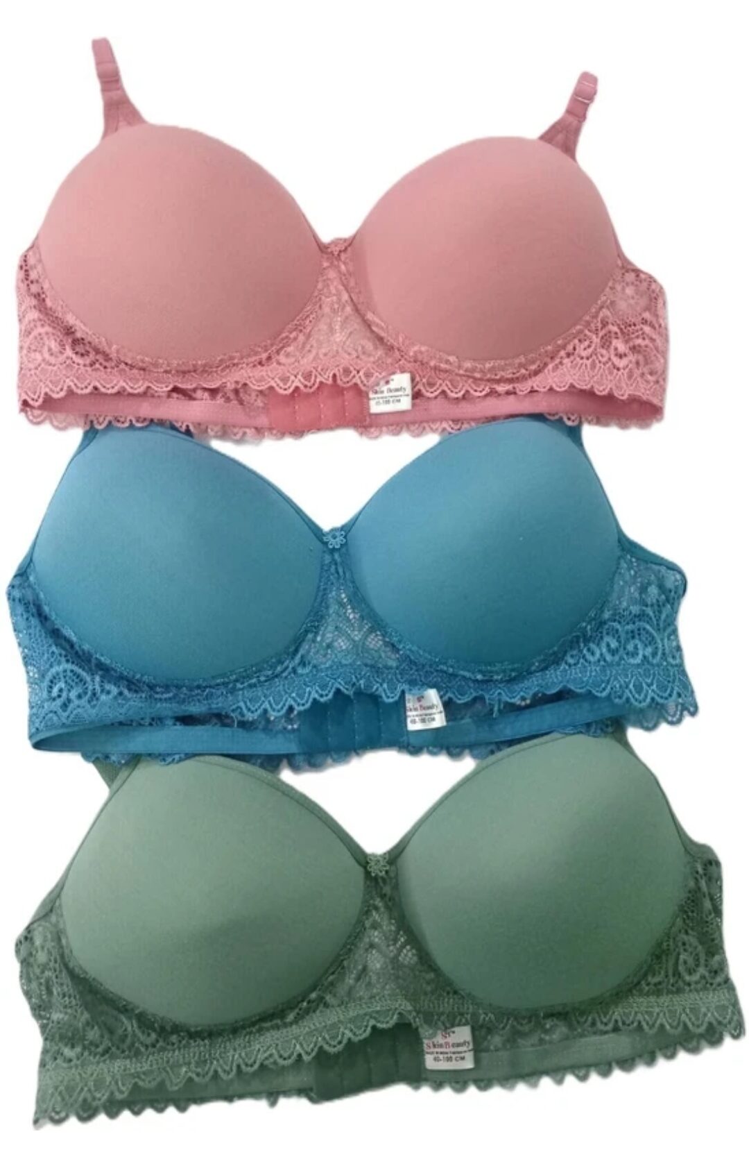 Larina Lace Elegance Padded Bra (Pack of 3)