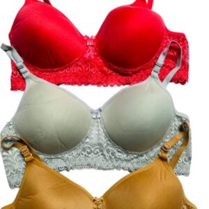 Larina Luxe Lace Padded Bra Combo (Pack of 3)